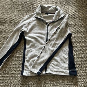 Tommy Hilfiger Navy & Grey Zip Up Size Small